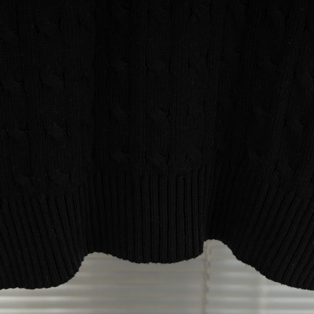 P300 top version (different currencies) You can scan the code to enter the official website Style: Ralph Lauren POLO Ralph Lauren small label embroidery knitted old money style lapel long-sleeved POLO Color: Picture color Size: S-XL Fabric: Pure cotton Accessories: Full set of customized accessories No gender distinction, same style for men and women